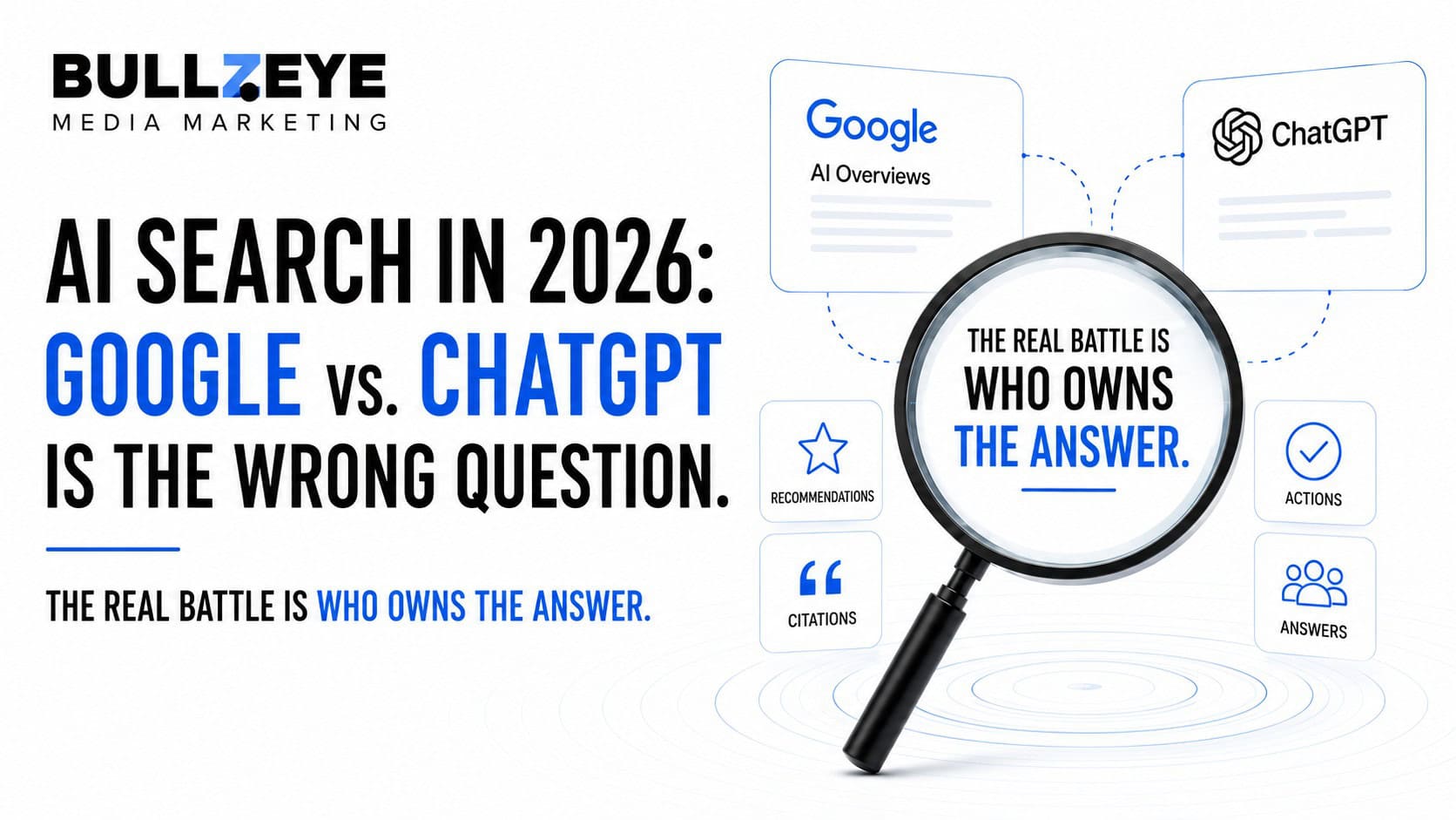 AI Search in 2026: Google vs. ChatGPT Is the Wrong Question. The Real Battle Is Who Owns the Answer.