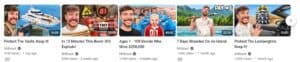 Present thumbnails